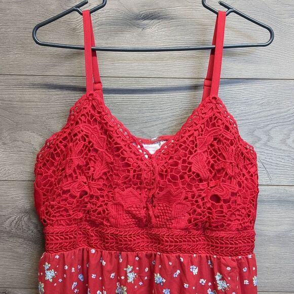 No Boundaries Lace Babydoll Top Women's Juniors Plus Size XXL 19 - Picture 3 of 5